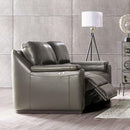 ALTAMURA Power Loveseat, Gray & Beige - Winder Mattress & Furniture