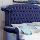 Alzir Bed Grey & Blue
