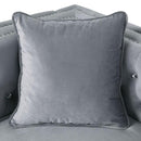 Amie Glam Gray & Black Sectional w/Storage - Winder Mattress & Furniture