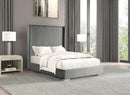 Cadwell E.King, Queen, & Full Bed White, Gray, & Black
