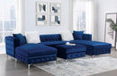 CIABATTONI Sectional, Navy - Winder Mattress & Furniture