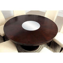 Cimma Espresso Round Dining Table - Winder Mattress & Furniture