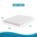 Artemisia 10" E.King, Full, Twin, & Queen Memory Foam Mattress