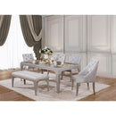 DIOCLES Silver/Gray Dining Table - Winder Mattress & Furniture