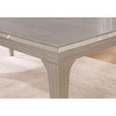 DIOCLES Silver/Gray Dining Table - Winder Mattress & Furniture