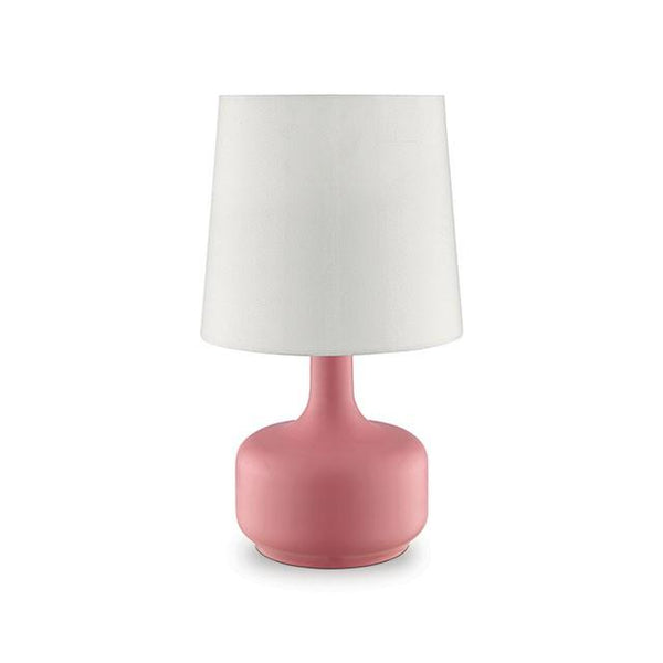 Farah Pink 17"H Matte Pink Table Lamp