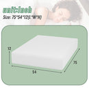 Coreopsis 12" Full Memory Foam Wave Comfort