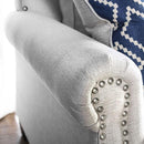 Giovanni Beige/Blue Sofa - Winder Mattress & Furniture