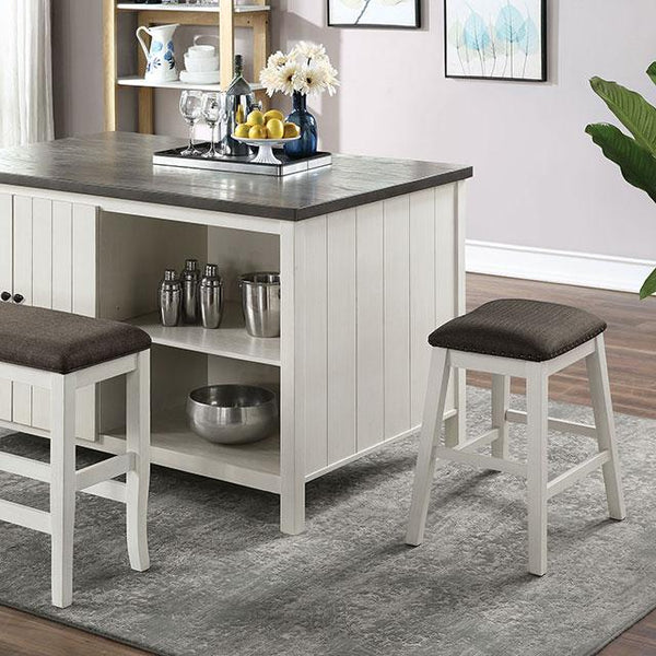Heidelberg 4 Pc Counter Ht Table Set with Bench