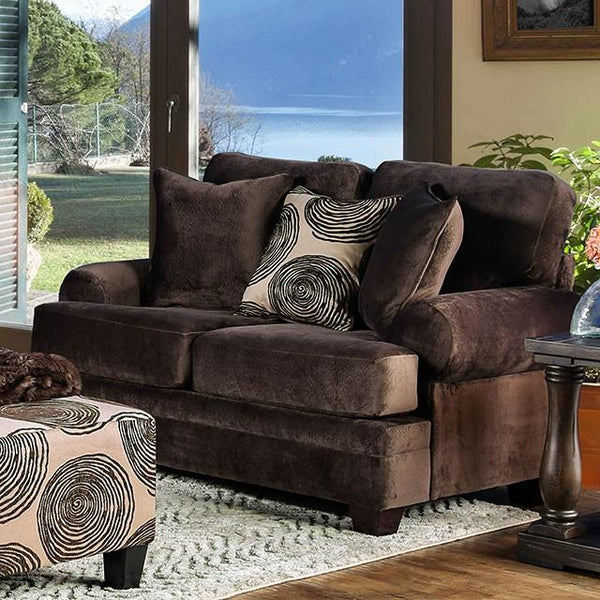 Bonaventura Brown Love Seat