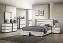 Birsfelden Queen Bedroom Set White - Winder Mattress & Furniture