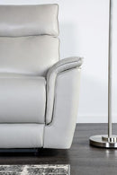 Bienne Recliner Chair White & Black - Winder Mattress & Furniture