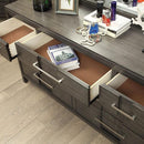 Berenice Espresso Night Stand White, Gray, & Espresso - Winder Mattress & Furniture