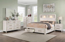 Berenice Espresso Night Stand White, Gray, & Espresso - Winder Mattress & Furniture