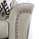 BELSIZE Loveseat Grey, Beige, & Choclate
