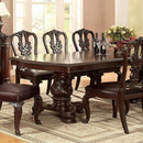 Bellagio Brown Cherry Dining Table w/ 2 Leaves