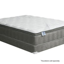 STORMIN White/Gray 13" Euro Pillow Top Mattress, E.King - Winder Mattress & Furniture