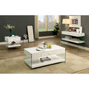 Raya White Sofa Table, White - Winder Mattress & Furniture