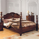 Tuscan II Glossy Dark Pine Cal.King, E.King, & Queen Bed - Winder Mattress & Furniture