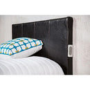 Evans Bed Espresso & Pink