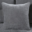 LYNDA Sofa w/ Pillows, Dark Gray - Winder Mattress & Furniture