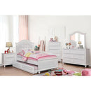 OLIVIA White Full & Twin Bed - Winder Mattress & Furniture