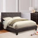 LEEROY Queen & Twin Bed Ivory & Gray