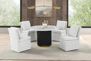 Varde Round Dining Marble Table - Winder Mattress & Furniture