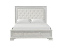 Stella Mia E.King & Queen Bed White & White