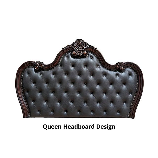 Ventresca E.King & Queen Bed White & Chrome