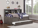 TIBALT Twin DayBed w/ Trundle, Dark Gray - Winder Mattress & Furniture