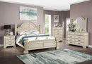 Pamphilos 4 & 5 Piece Queen Bedroom Set Gray & White - Winder Mattress & Furniture