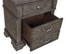 Pamphilos 4 & 5 Piece Queen Bedroom Set Gray & White - Winder Mattress & Furniture