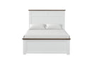 Pinetop Twin & Full Bed White & Blue