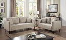 LYNDA Loveseat w/ Pillows, Light Gray - Winder Mattress & Furniture