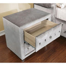 Alzir Night Stand Gray - Winder Mattress & Furniture