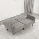 Aristide Futon Sofa Grey & Brown - Winder Mattress & Furniture