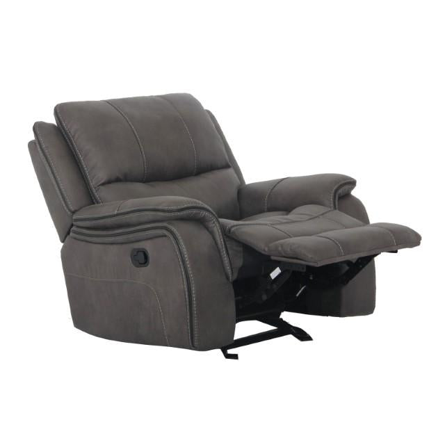 HENRICUS Glider Recliner, Dark Gray