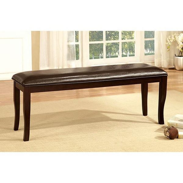 Woodside Dark Cherry/Espresso Bench image