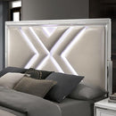 Emmeline 4 & 5 Piece Queen Bedroom Set Gray & White - Winder Mattress & Furniture