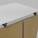 EMMELINE Night Stand w/ USB, White - Winder Mattress & Furniture