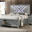 Emmeline 4 & 5 Piece Queen Bedroom Set Gray & White - Winder Mattress & Furniture