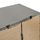 Emmeline 4 & 5 Piece Queen Bedroom Set Gray & White - Winder Mattress & Furniture