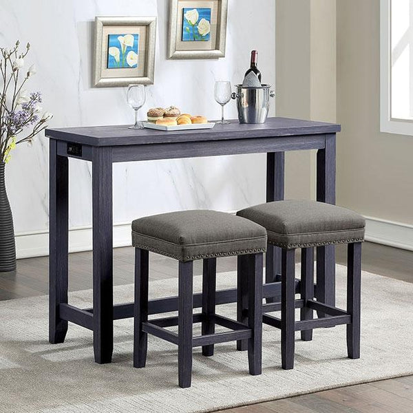 Caerleon 3 & 4 Piece Counter Ht. Set Gray & Blue
