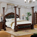 Mandalay Brown Cherry Queen Bed - Winder Mattress & Furniture