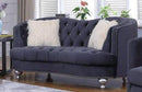 Galaxy Home Afreen Upholstered Loveseat in Gray GHF-808857661579 - Winder Mattress & Furniture