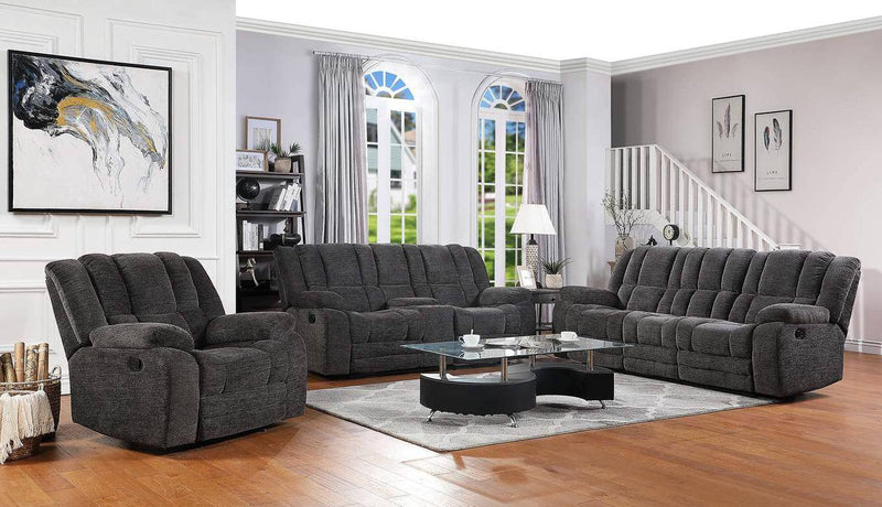 Galaxy Home Chicago Reclining Sofa in Gray GHF-808857726803 - Winder Mattress & Furniture