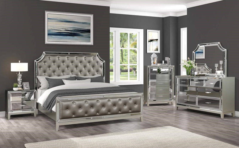 Galaxy Home Harmony 6 Drawer Chest in Silver GHF-808857748638 - Winder Mattress & Furniture