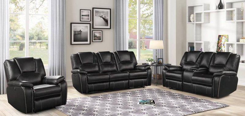 Galaxy Home Hong Kong Recliner Loveseat in Black GHF-733569317011 - Winder Mattress & Furniture