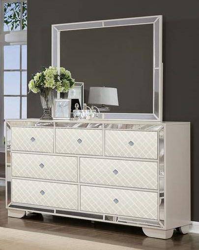 Galaxy Home Madison 7 Drawer Dresser in Beige GHF-808857991515 - Winder Mattress & Furniture